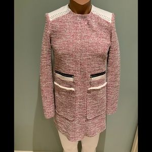 ETCetera Sophisticated Long Jacket with Leather